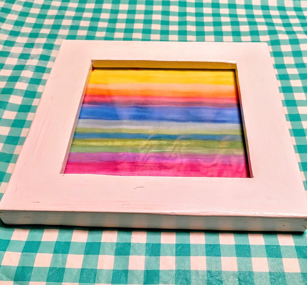 White Crest Wooden Frame 10 1/2x11"