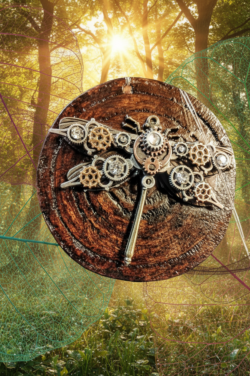 Copper Dragonfly Windchime