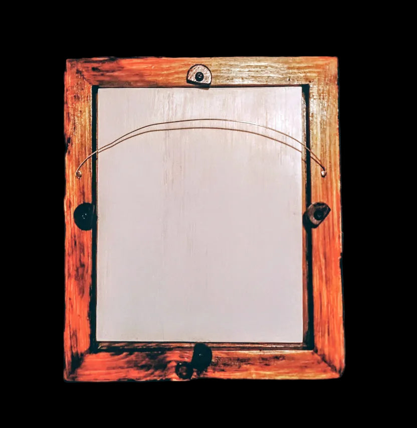 Handcrafted Wooden Frame — Warm, Rustic, and One‑of‑a‑Kind